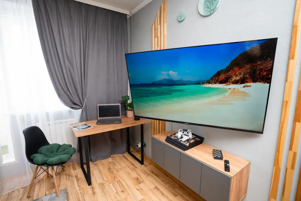 Апартамент для ценителей уюта с панорамным видом, PS4, СмартТВ-55