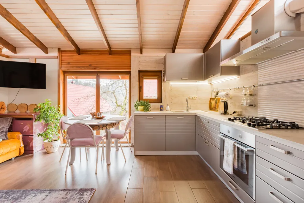 Шале в тихом месте с горными видами