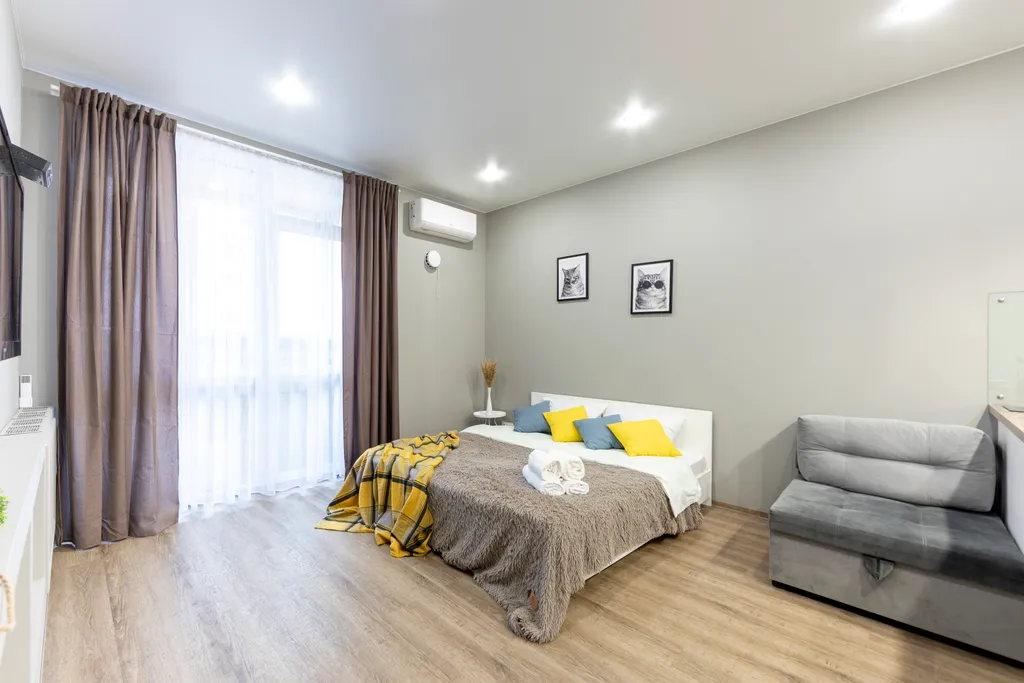 Апартамент у набережной и аквапарка