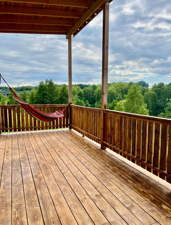 Коттедж Уютный гостевой дом с террасой на берегу озера — Кашира