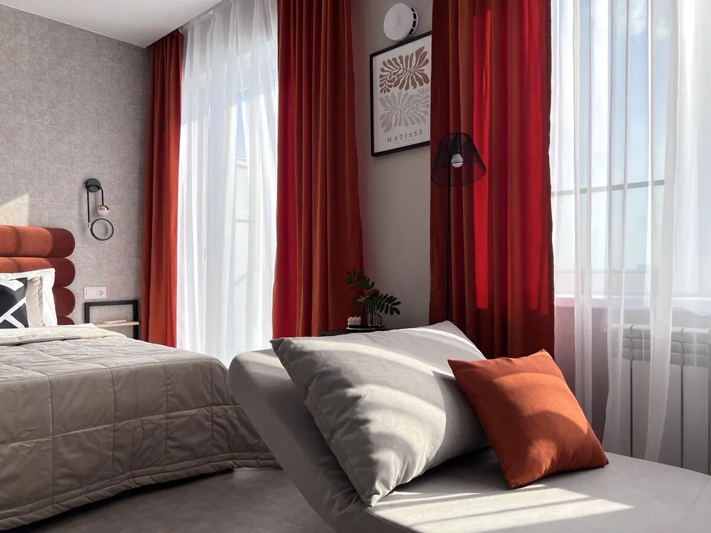 Квартира с видом на реку с террасы