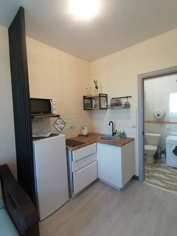 Студия с панорамным видом на Волгу