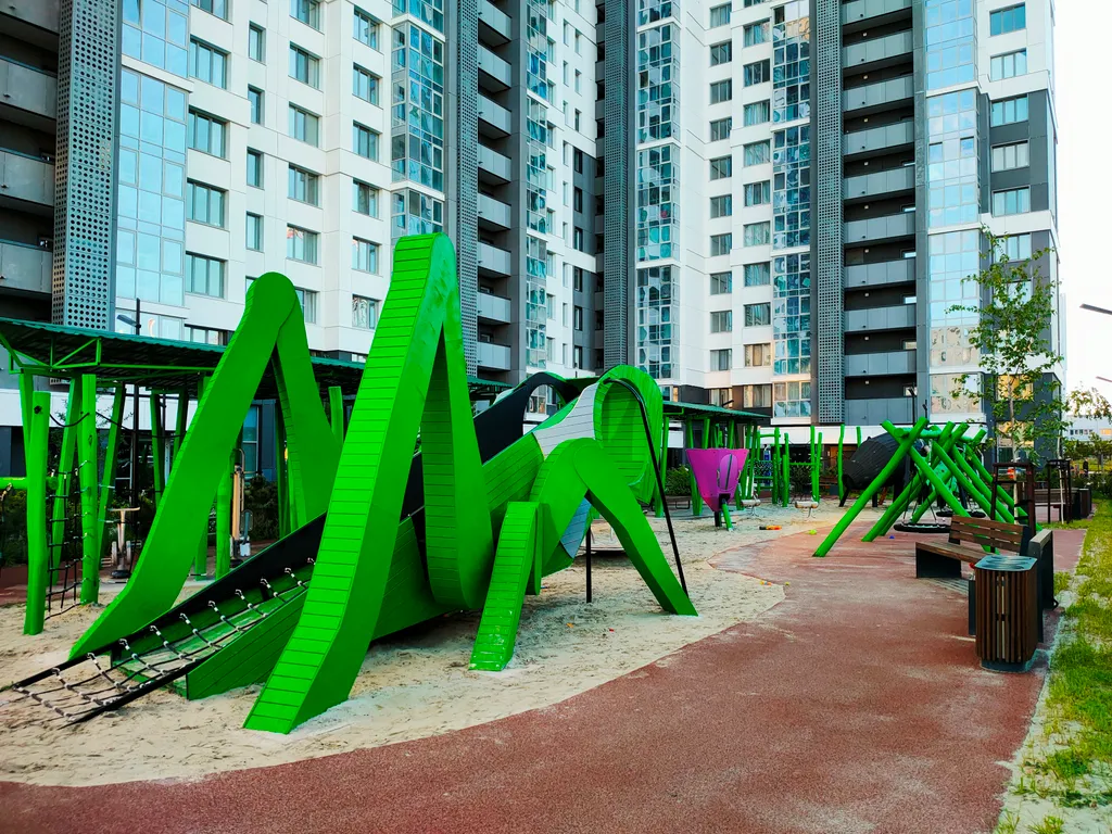 Квартира с красивой террасой на крыше дома в Белгороде