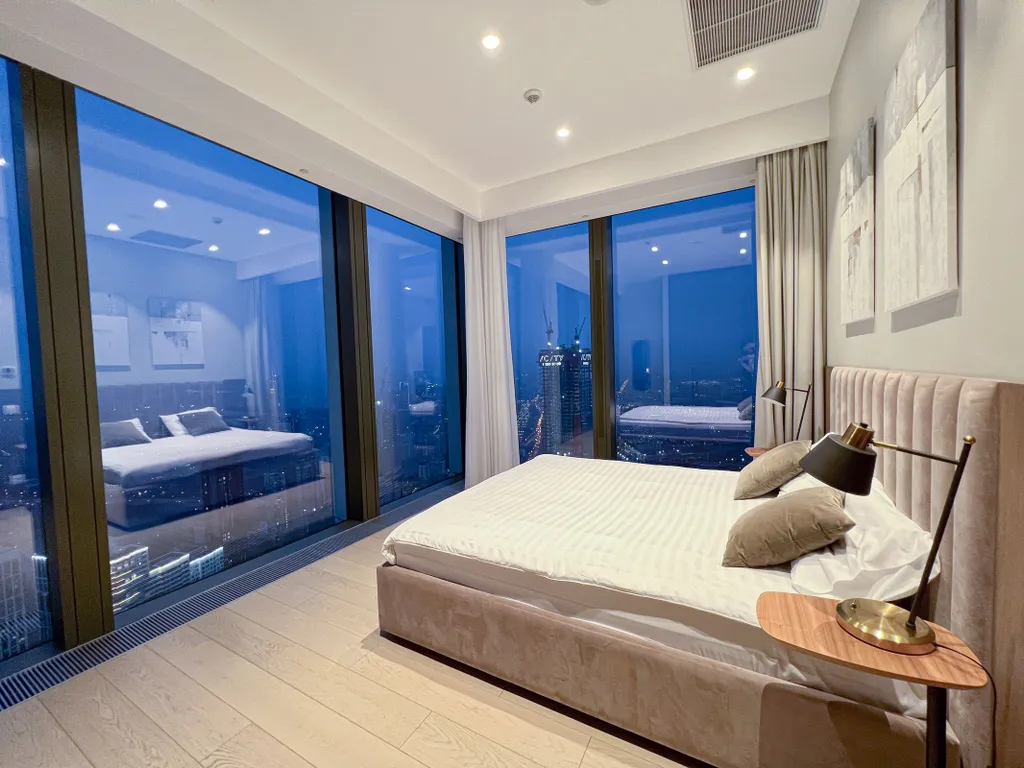 Угловой апартамент в Москва сити