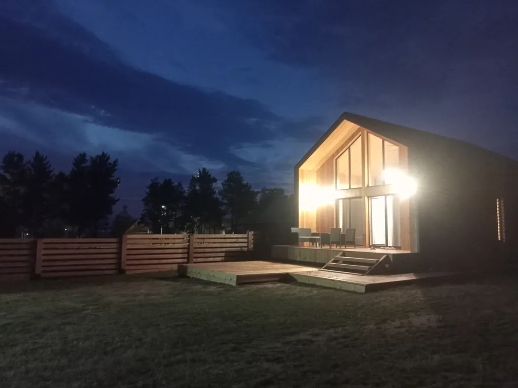 Уютный дом в стиле барн хаус