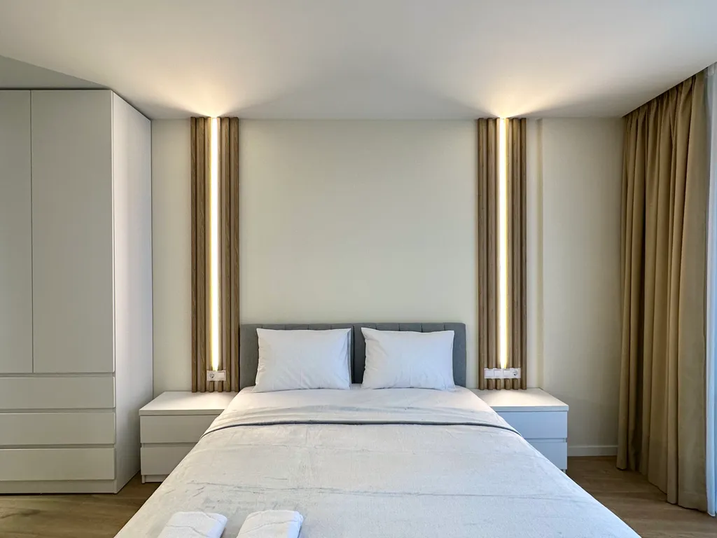 Стильная студия с видом на море и закаты