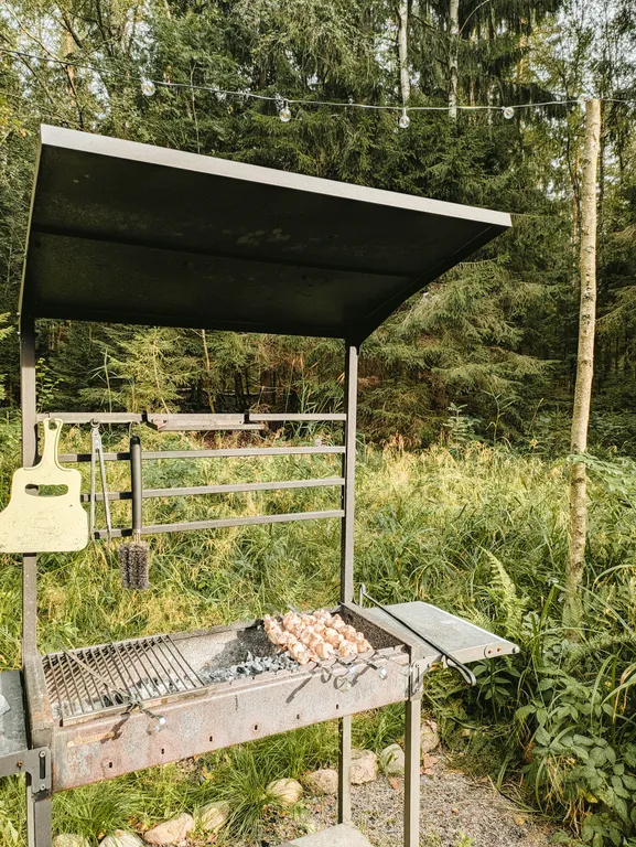 Уютный дом в лесу