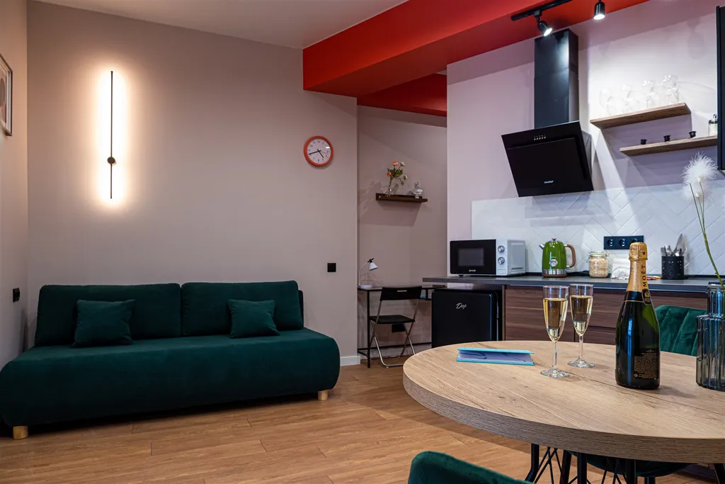 Квартира с видом на город и рядом с Парком Победы