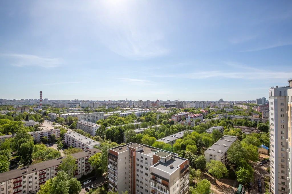 Двухуровневый пентхаус с видом на центр Минска