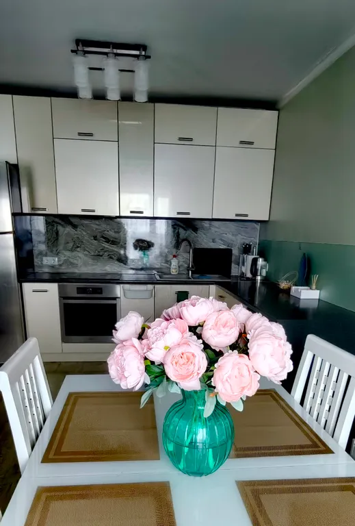 Просторная квартира с видом на закат