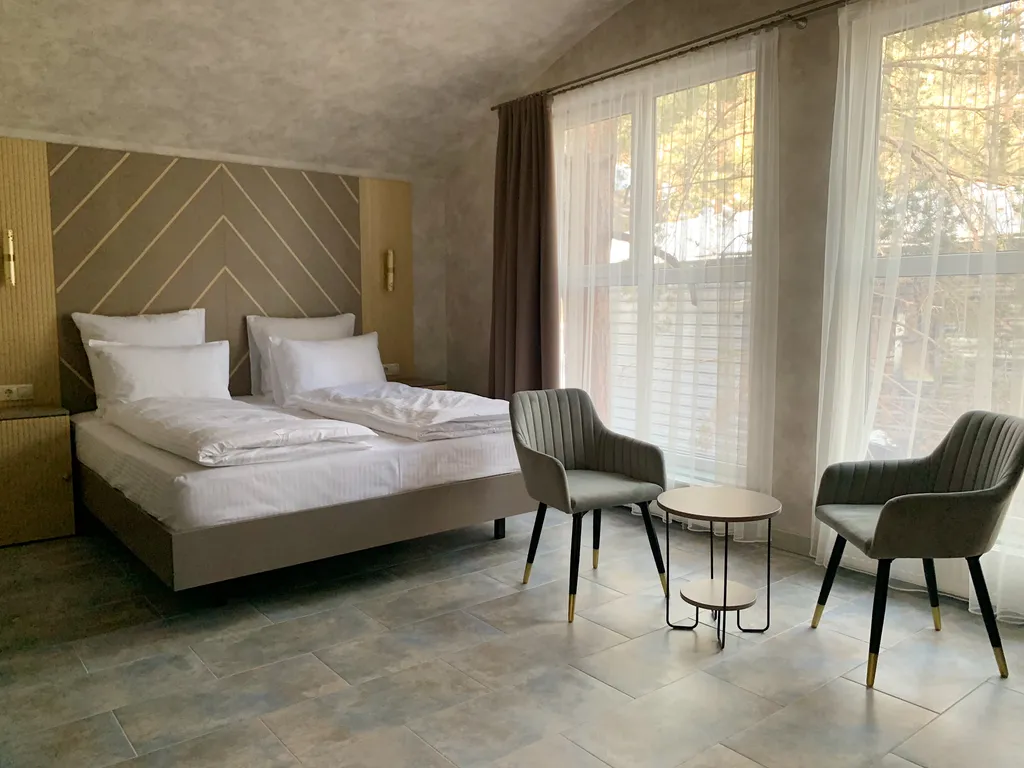 Улучшенные номера Meraki с панорамным видом на сосновый бор