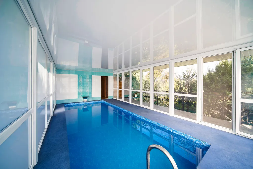 Коттедж Деревянный дом с личным бассейном в усадьбе Можжевеловый дворик — Айвовое