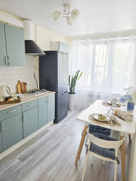 Светлая квартира на берегу Волги