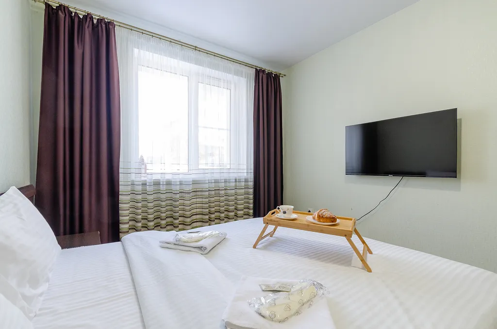 Двухкомнатная в центре на 5 человек