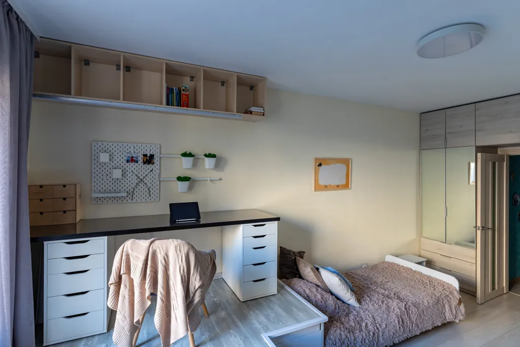 Двухкомнатная квартира с подиумами