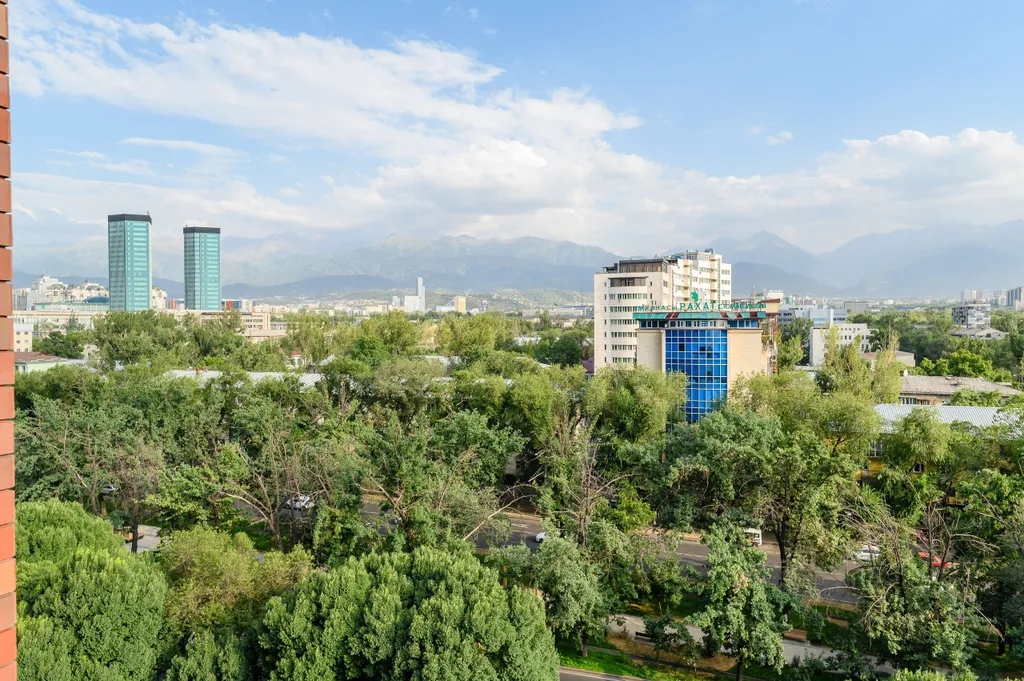 Трехкомнатная квартира с видом на горы в центре города