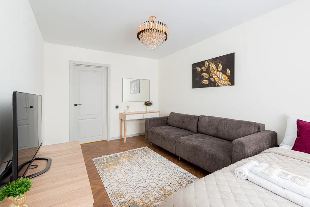 Стильная недалеко от залива, с гостиничным сервисом, бесконтактно