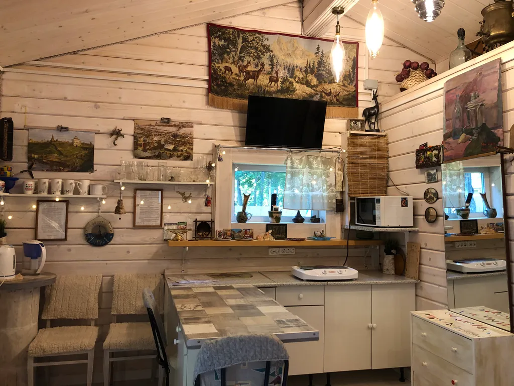 ТеремОК, дизайн сказки с финской сауной и мангал-олень