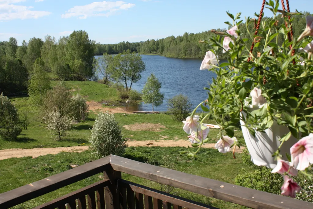 Шале с сауной на берегу реки