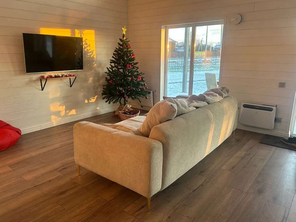 Барн с баней и чаном у озера