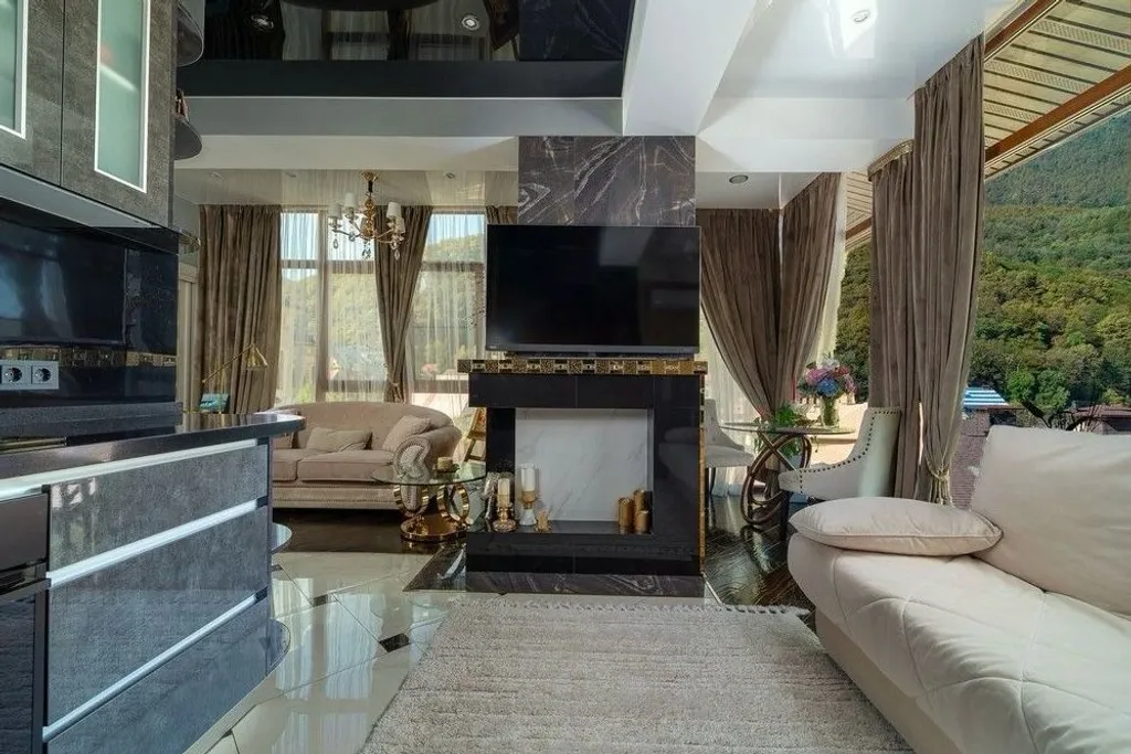 Квартира Уютная квартира с дизайнерским ремонтом и видом на горы — Красная Поляна