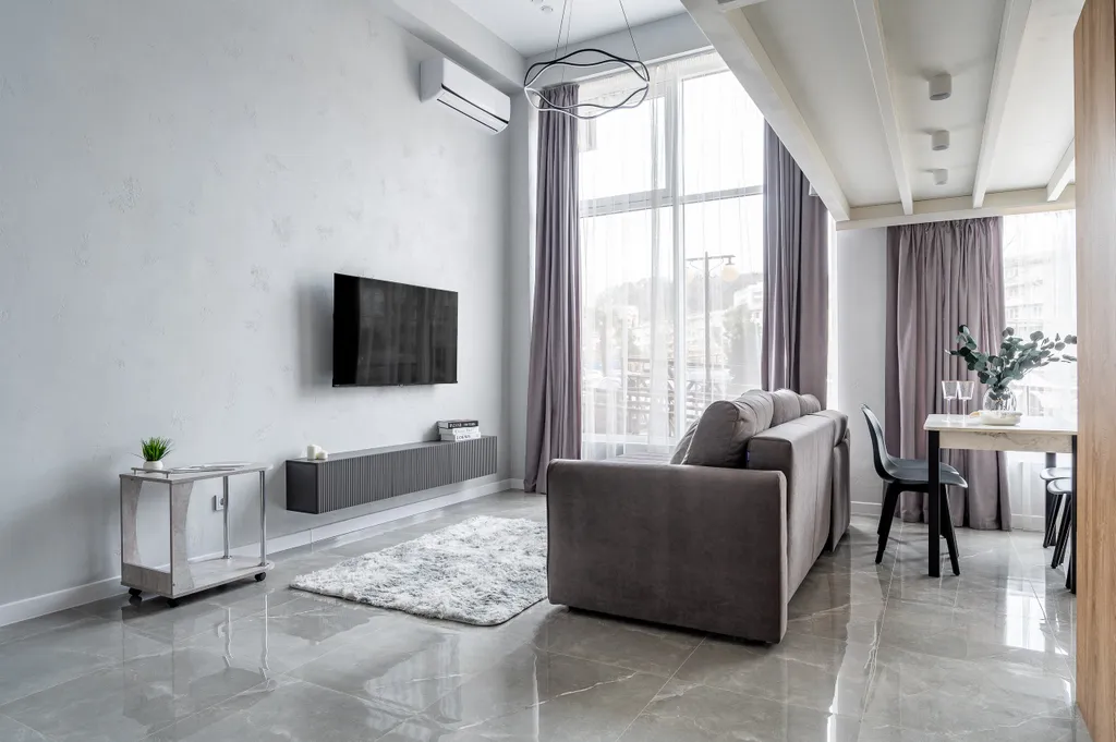 Двухуровневая квартира у реки