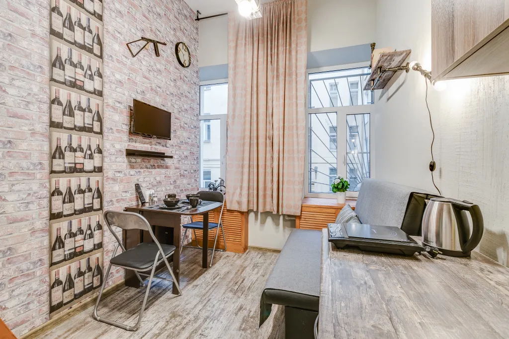 Квартира Квартира Уютная двухуровневая студия в центре города в 5 минутах от метро — Санкт-Петербург