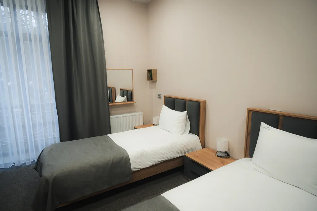 Квартира Квартира Двухместный номер с раздельными кроватями с видом на горы — Архыз