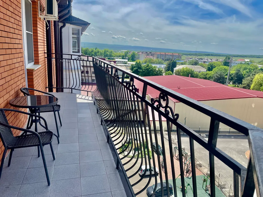 Просторная квартира с видовым балконом близ Питьевой Галереи Санатории