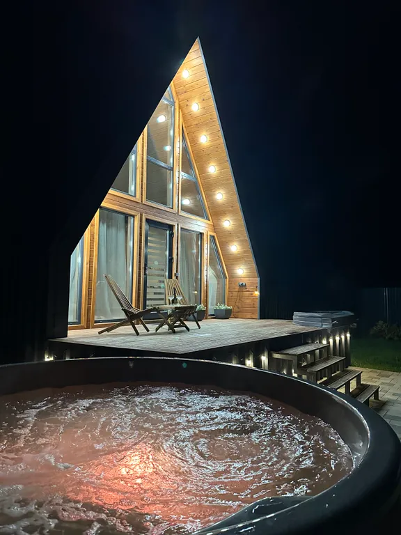 Вип шале с джакузи и сауной 14 км от Минска