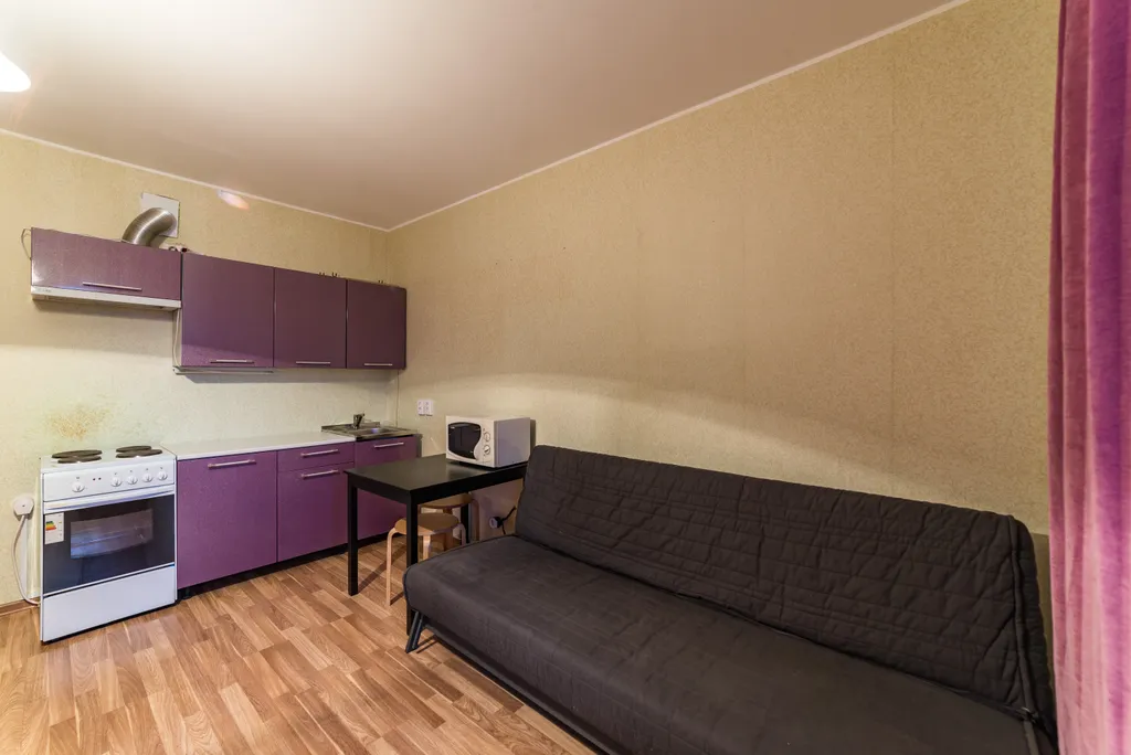 Комфортабельная квартира-студия в первом доме от метро Девяткино