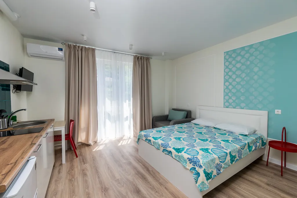 Квартира Трехместная студия №7 — аренда посуточно в Ольгинка