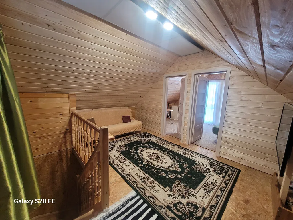 Уютный дом-баня для отдыха семьёй или небольшой компанией