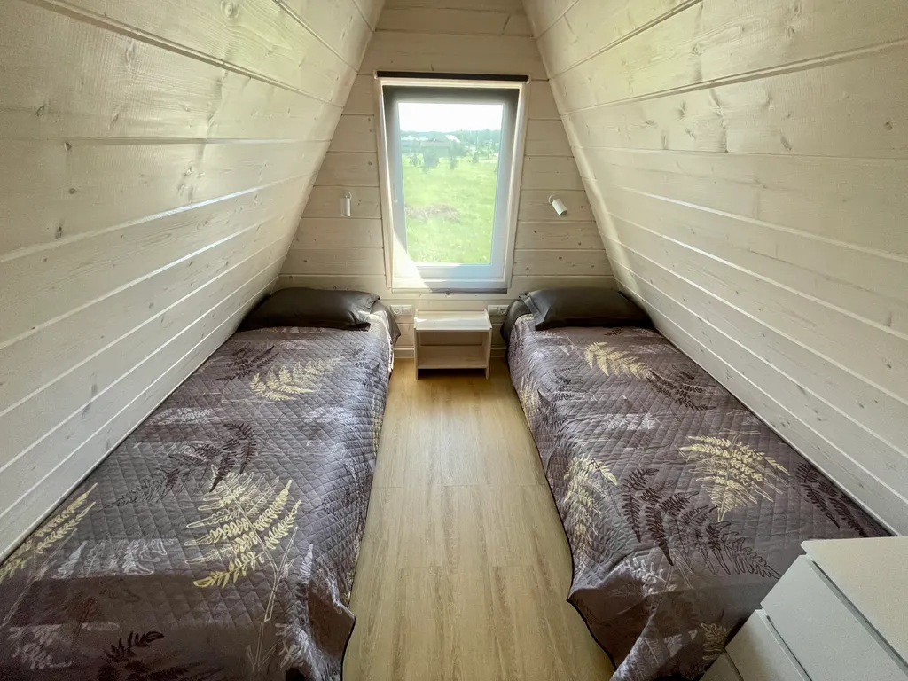 Коттедж Уютный дом аттик А-фрейм у Снетковского озера — Ларионово