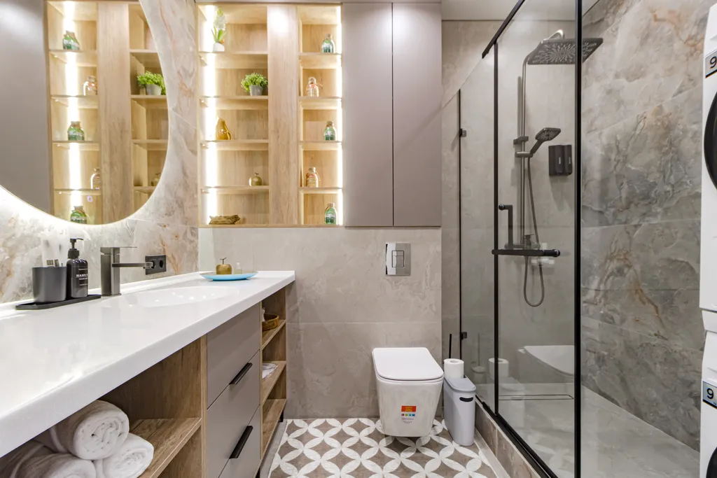 Стильная квартира с видом на Барыс Арена