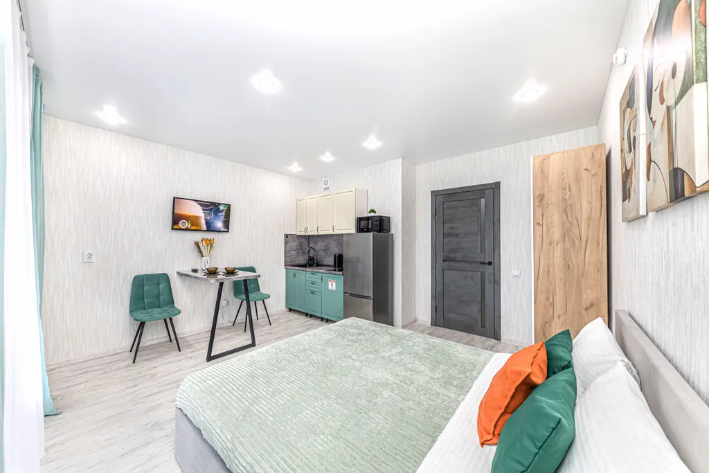 Уютная студия с кондиционером в ЖК Парковый