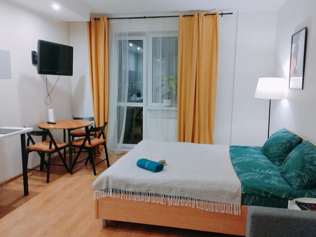 Уютная студия в ЖК Возрождение с красивым видом на город