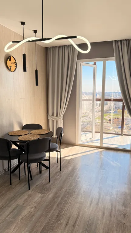 Уютная однокомнатная квартира в центре города с прекрасным видом