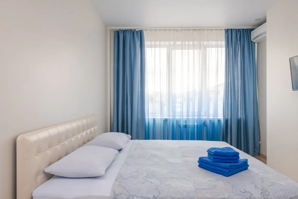 Уютная двухкомнатная квартира с видом на город