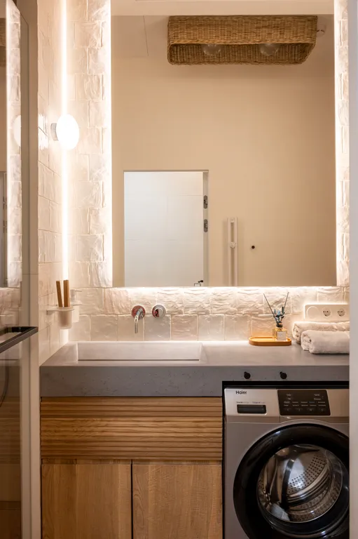 Квартира Дизайнерские эко-апартаменты на Маяковской с камином — Москва