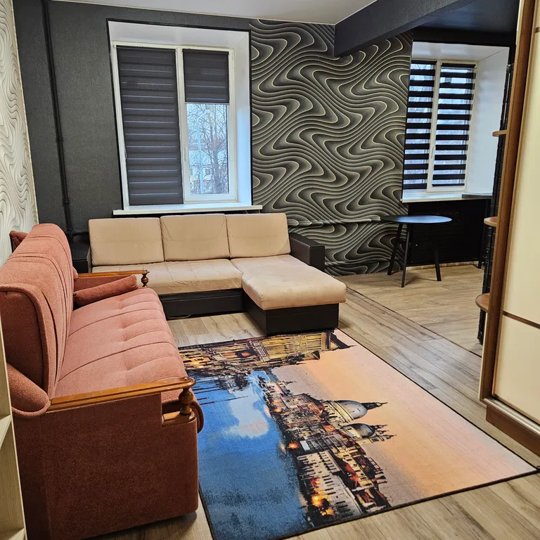 Двухкомнатная квартира с балконом и интернетом