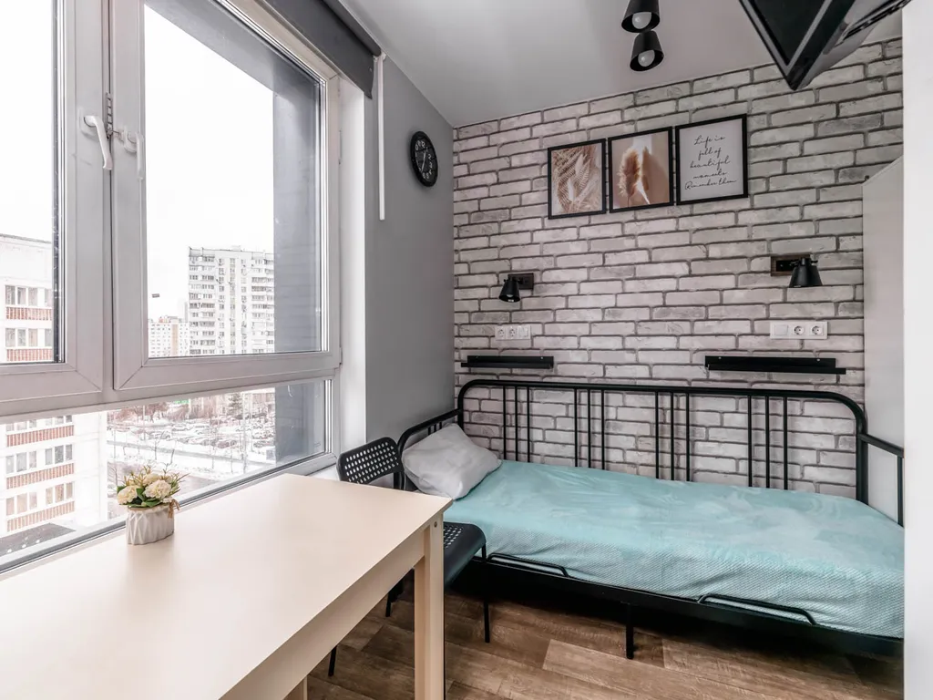 Квартира Квартира Уютная новая студия у метро — Москва