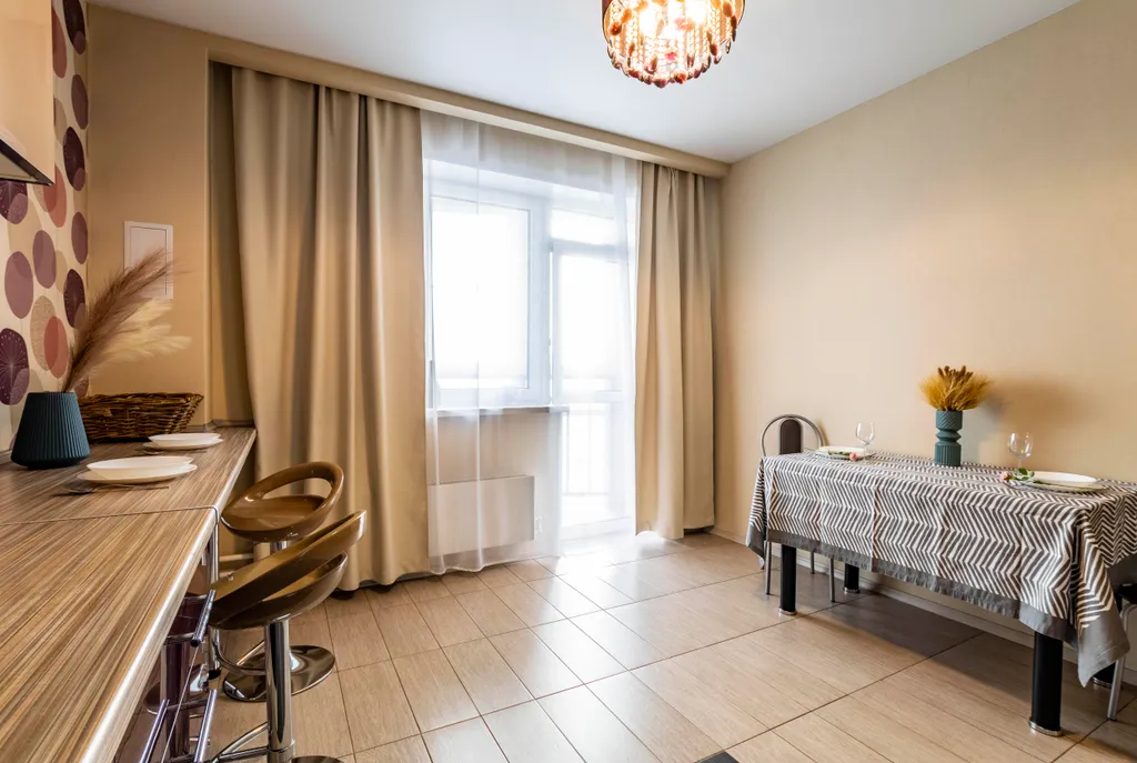 1-комнатная квартира возле метро Ботаническая для 4-х гостей