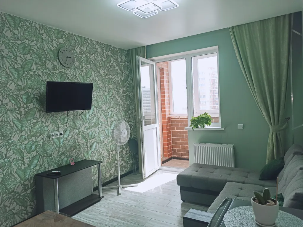 Квартира Квартира Уютная евродвушка в ЖК самолёт — Краснодар