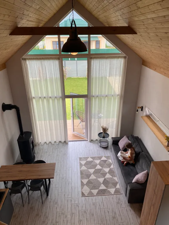 Барн-дача дом с сауной и камином для отдыха вашей души