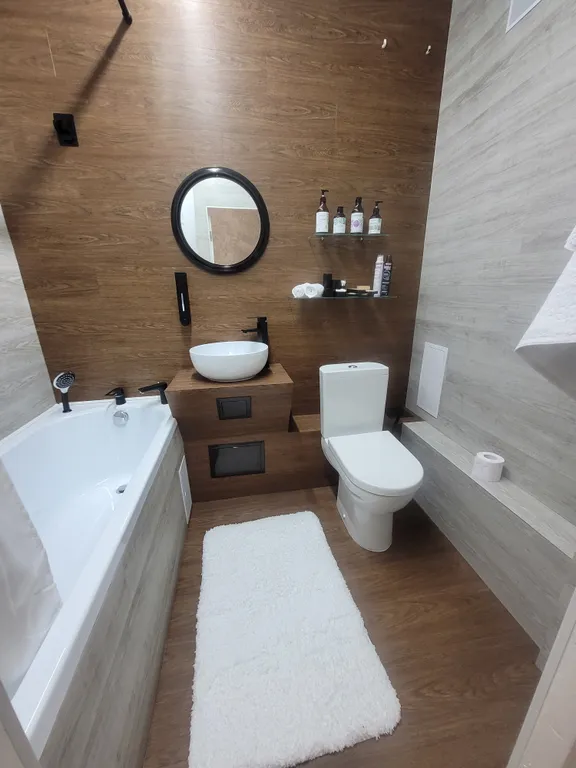 Уютная квартира с круглой кроватью