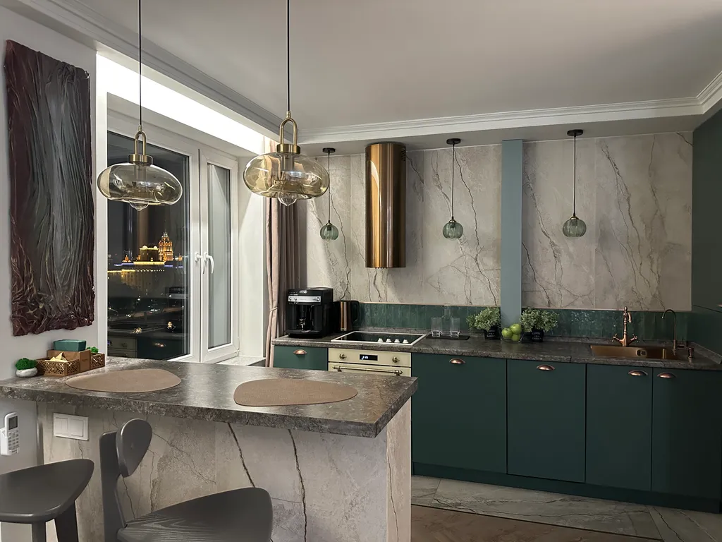 Квартира Квартира с эксклюзивным панорамным видом на набережную с 12 этажа — Москва