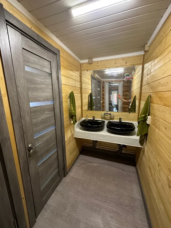 Дом в русском стиле Гжель