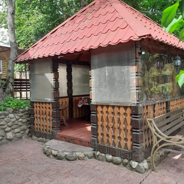 Дом с русской баней на берегу озера Селигер