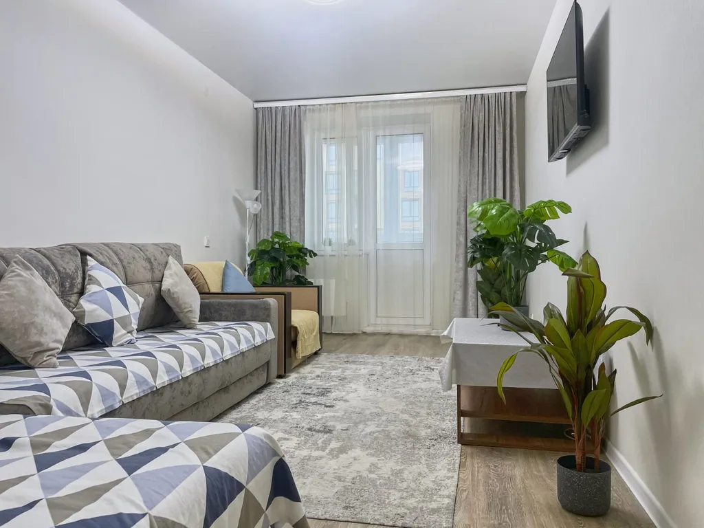 Большая суперкомфортная трёхкомнатная квартира с двумя балконами